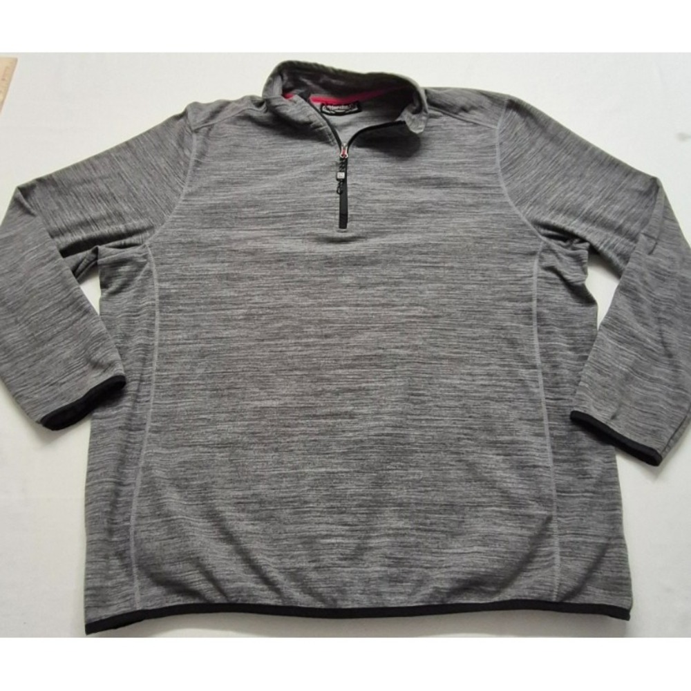 Avalanche Outdoor Supply Company men's gray‎ 1/4 zip pullover sweatshirt sz XXL